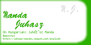 manda juhasz business card